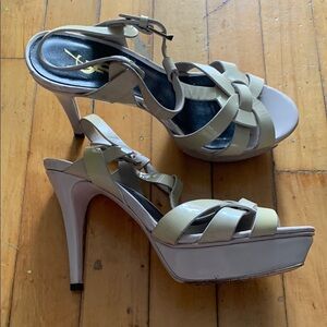 Yves saint-Laurent tribute Platform Heels